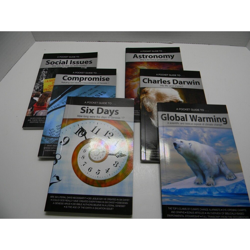 A Pocket Guide to ... Answers in Genesis Books Darwin Astronomy Creation Lot 6